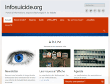 Tablet Screenshot of infosuicide.org